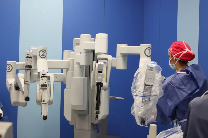 Da Vinci Surgery. An Operation Robotic Radical Prostatectomy
