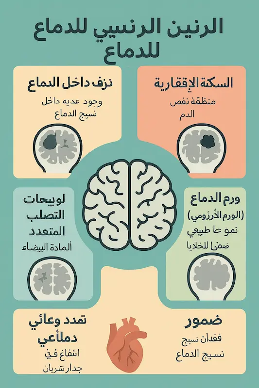 حالات تصوير الدماغ بالرنين المغناطيسي