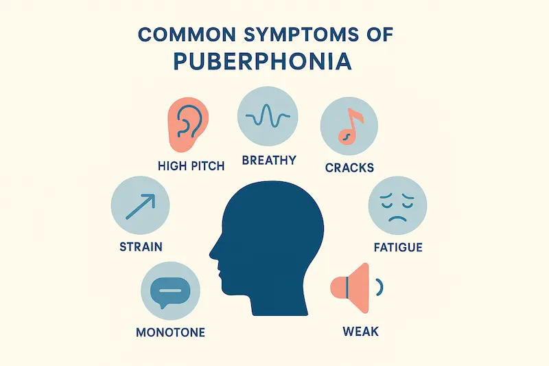Common Puberphonia Symptoms