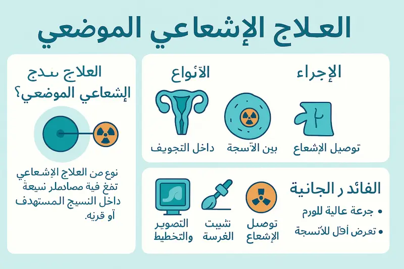 ما هو العلاج الإشعاعي الموضعي