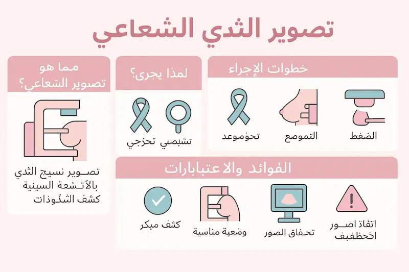 ما هو التصوير الشعاعي للثدي؟