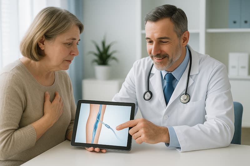 Doctor Consultation Before Endoscopic Vein Surgery in Turkey