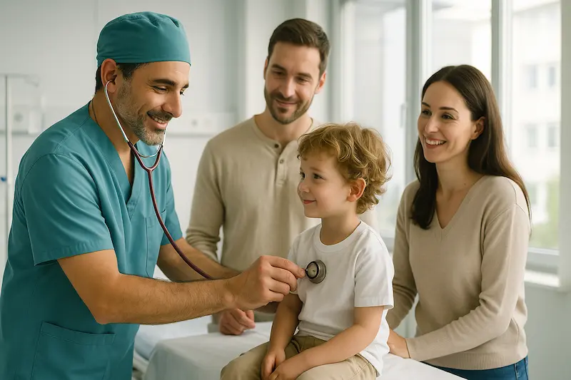 Doctor Consultation Before Pediatric Cardiovascular Surgery in Turkey