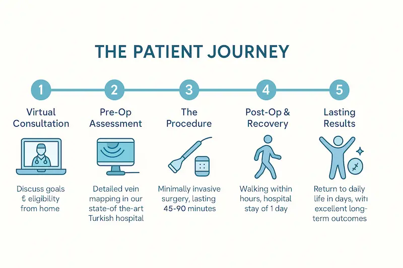 Endoscopic Vein Surgery Journey in Turkey A Step-by-Step Guide