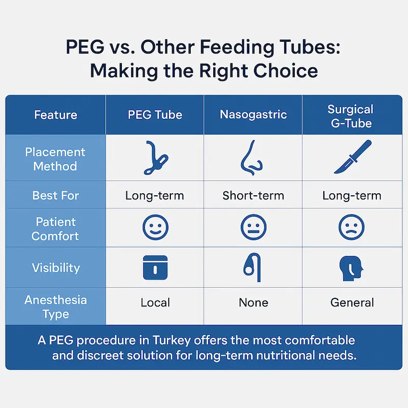 PEG vs Other Tubes