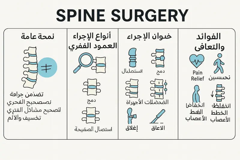 ما هي جراحة العمود الفقري