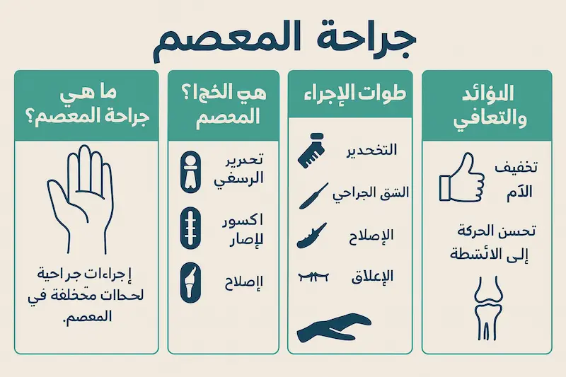 ما هي جراحة المعصم