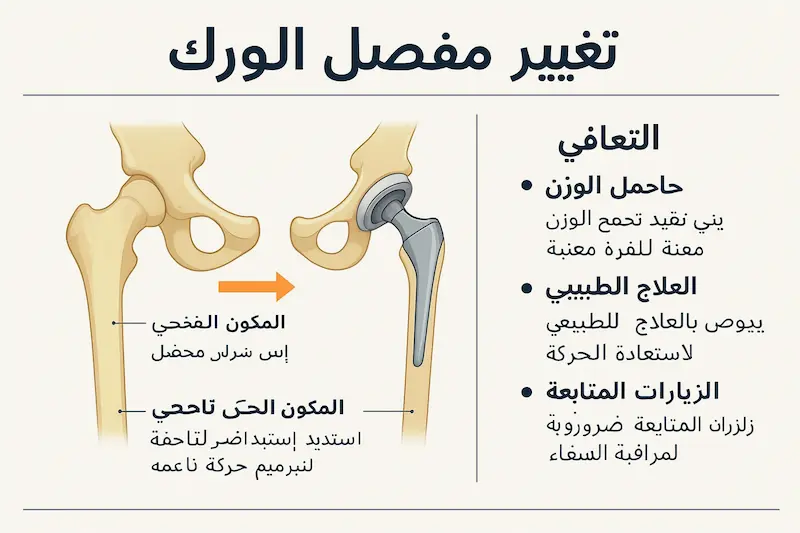 ما هي جراحة استبدال الورك؟
