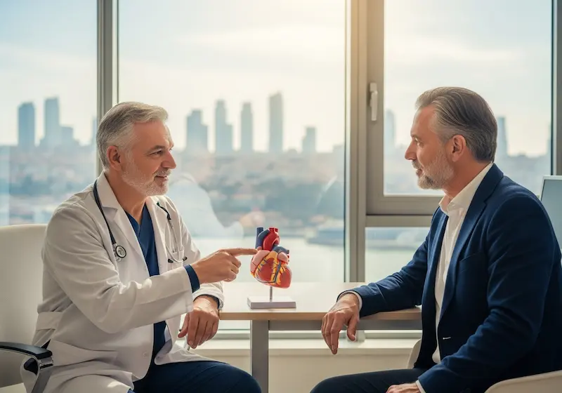 Doctor Consultation Before Coronary Angiogram in Turkey