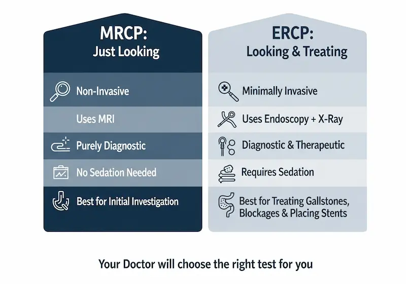 MRCP vs ERCP