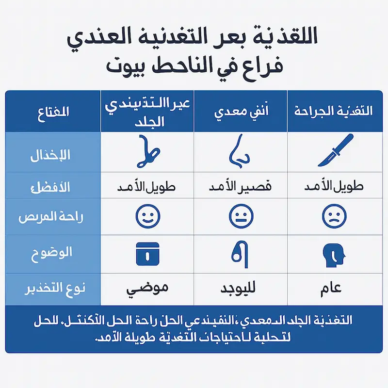 أنابيب PEG مقابل الأنابيب الأخرى