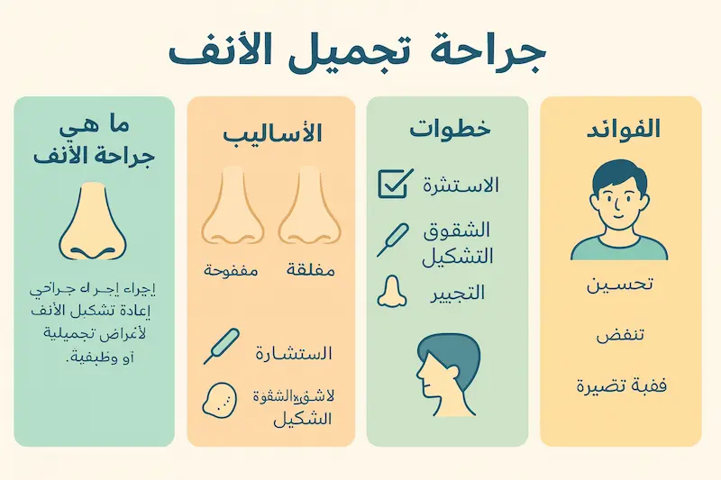 ما هي عملية تجميل الأنف